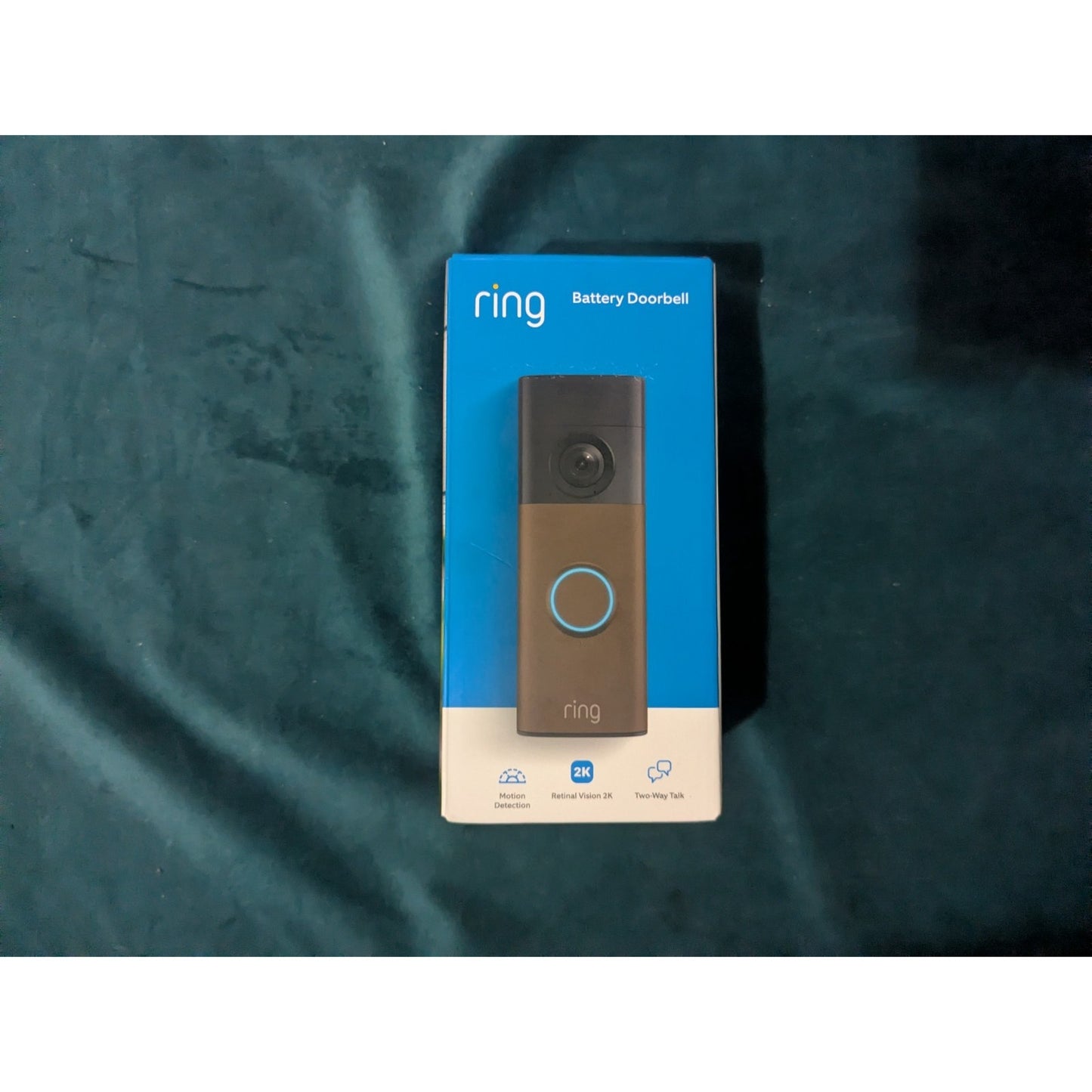 Ring Battery Doorbell Camera 2k 2nd Gen Matte Mocha