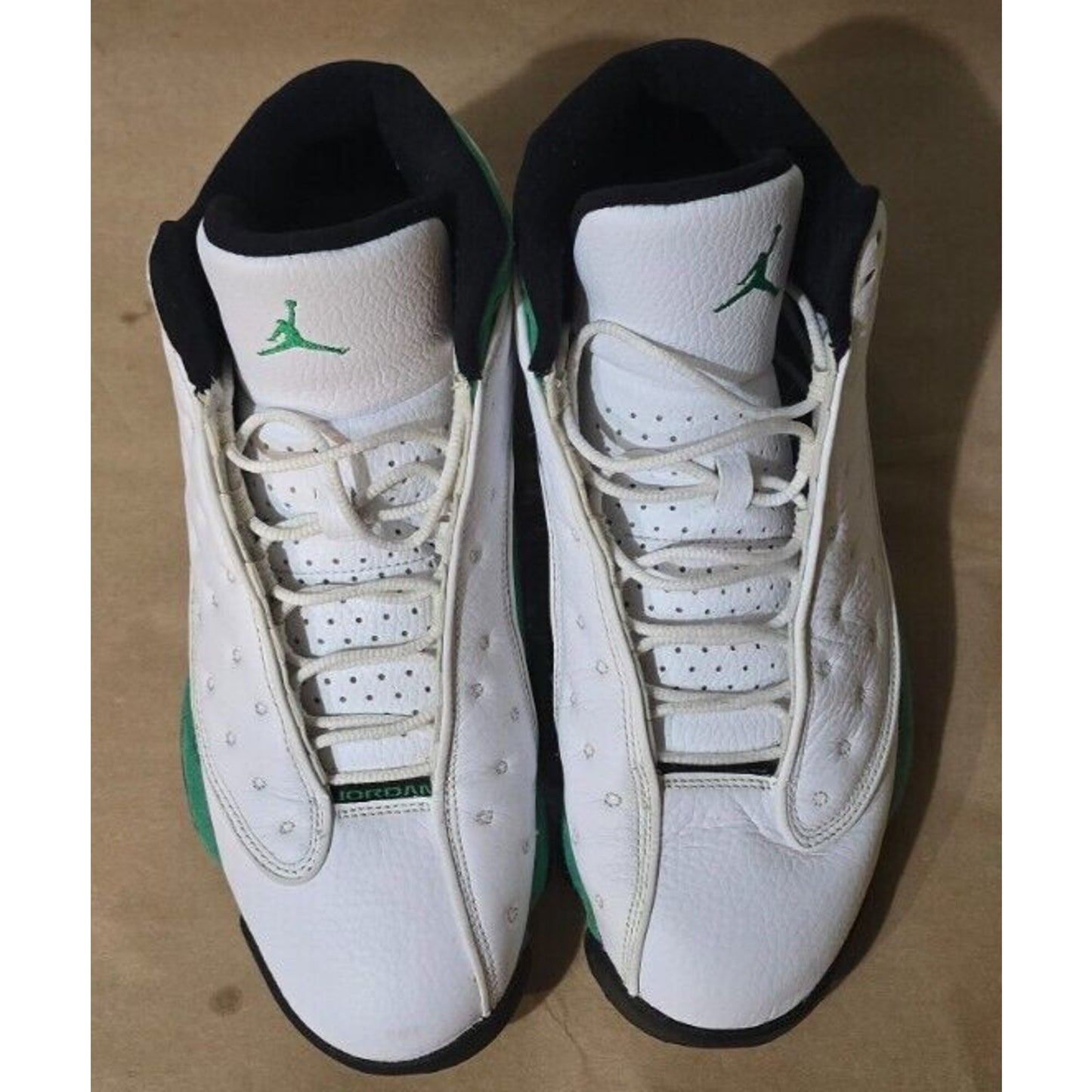 Air Jordan 13 Retro Lucky Green Size 11M DB6537-113 White Black