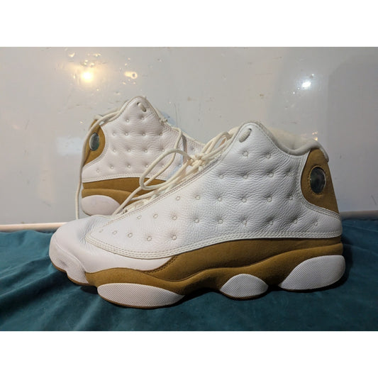 Air Jordan 13 Retro 2023 White/Wheat Leather 414571-171 Men Size 10.5