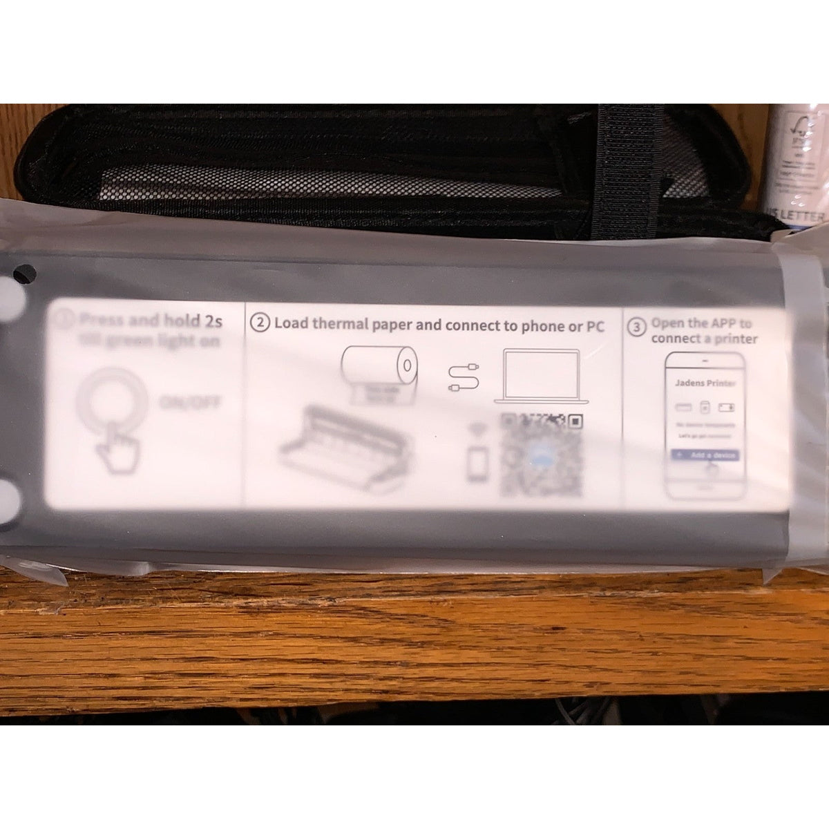 Gloryang Inkless Portable Printer for Travel Wireless Thermal Printer PD-A4
