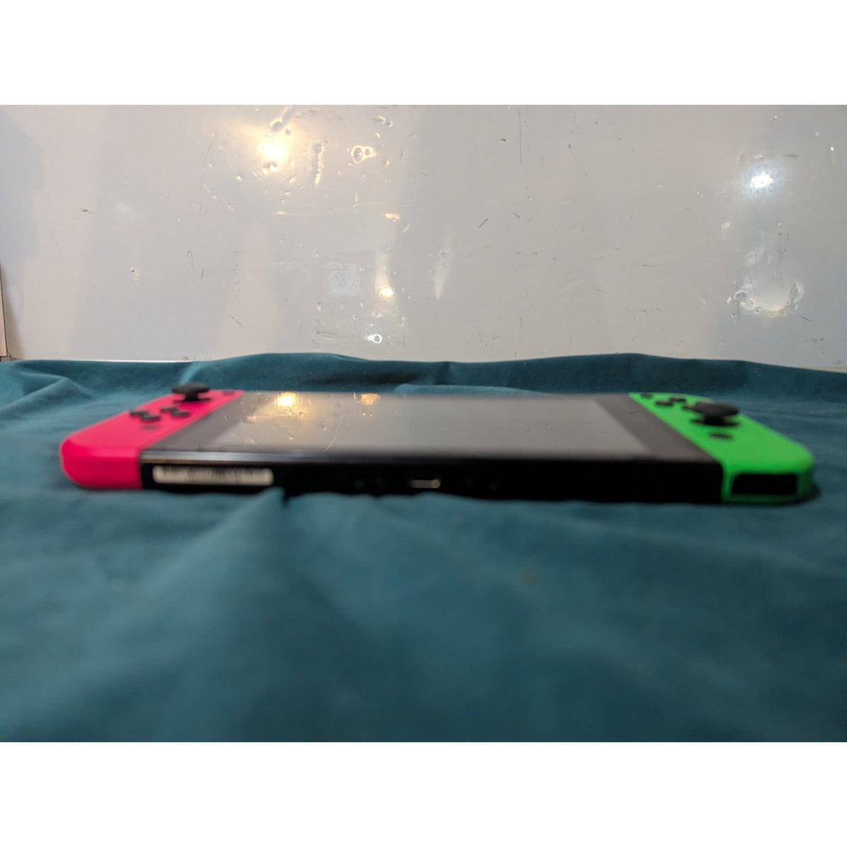 Nintendo Switch Handheld Console w/ Neon Pink & Green Joy-Con