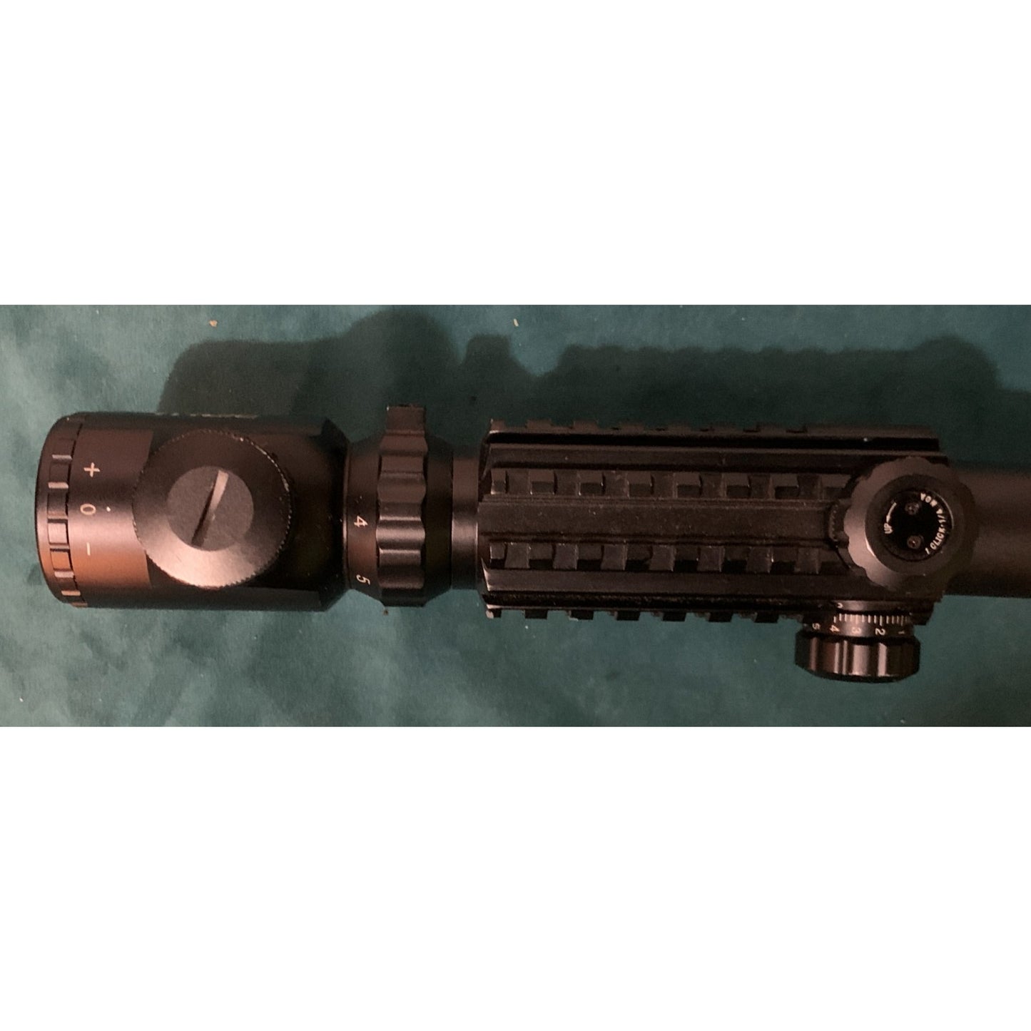 Pinty 4-12x50EG Optical Rifle Scope Side Rails-Mount