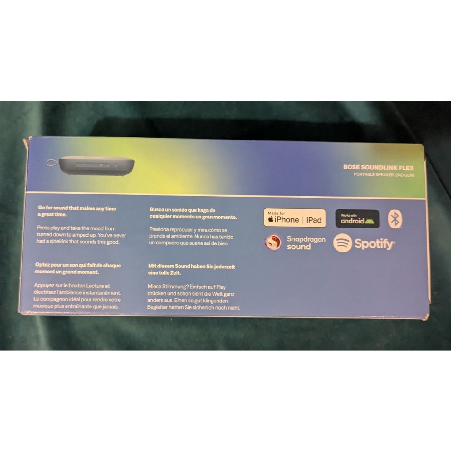 BOSE SOUNDLINK FLEX 2ND GEN PORTABLE SPEAKER