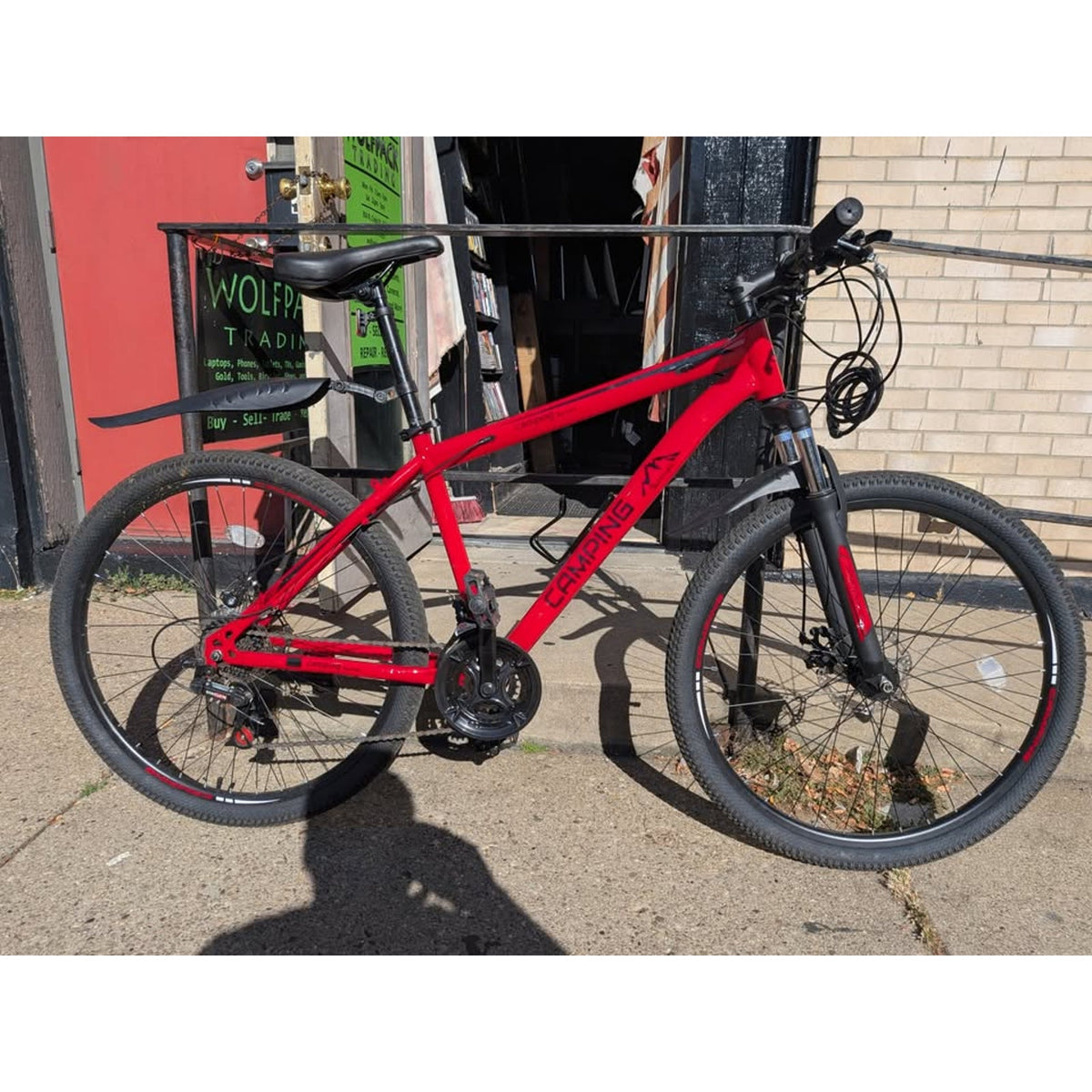 Camping Survivals Mountain Bike, 17" Frame, 27.5 Wheels, 21 Speed
