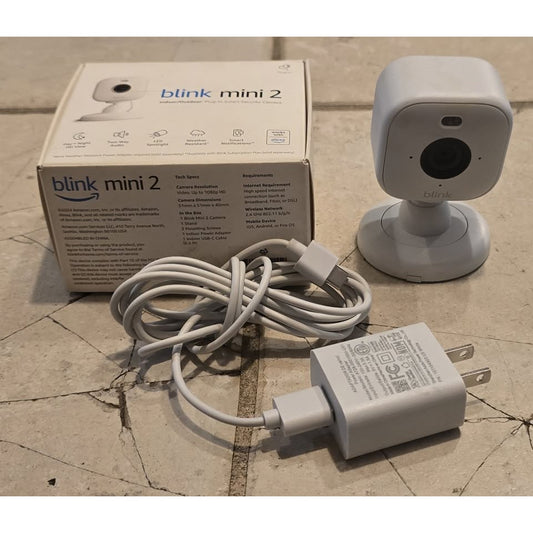 Blink Mini 2 Indoor / Outdoor Plug-IN Smart Cam