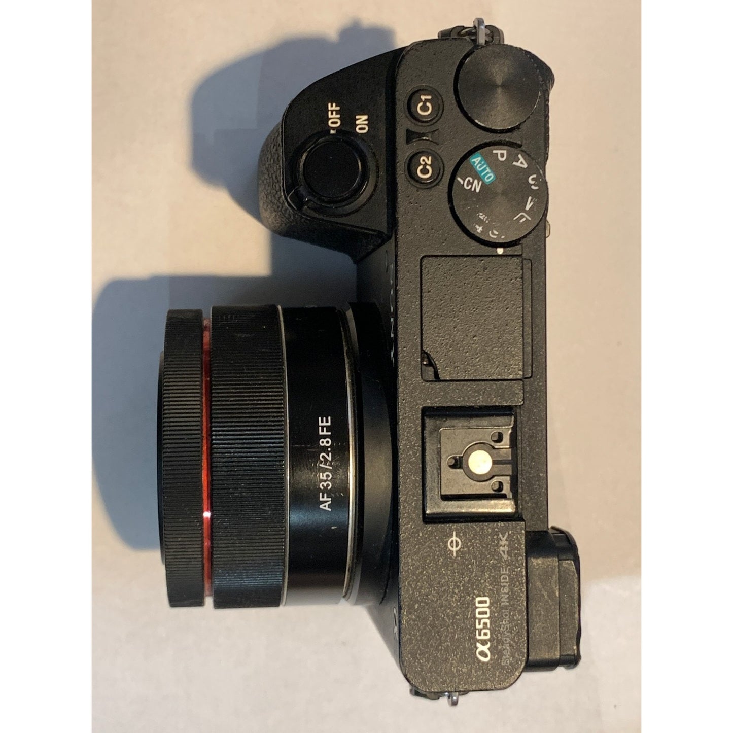 Sony Alpha A6500 Mirrorless Digital Camera 24.2MP Black With AF 35/2.8 FE Lens