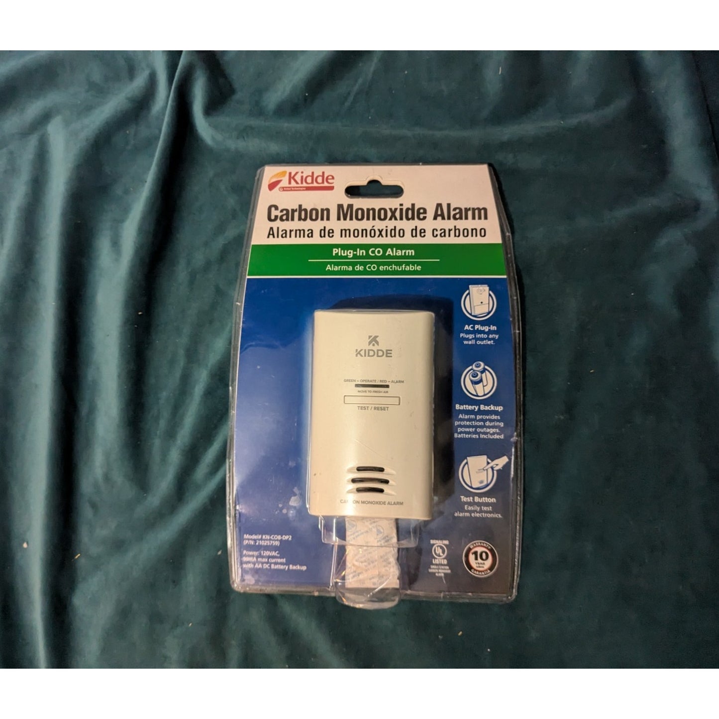 Kidde Carbon Monoxide Detector