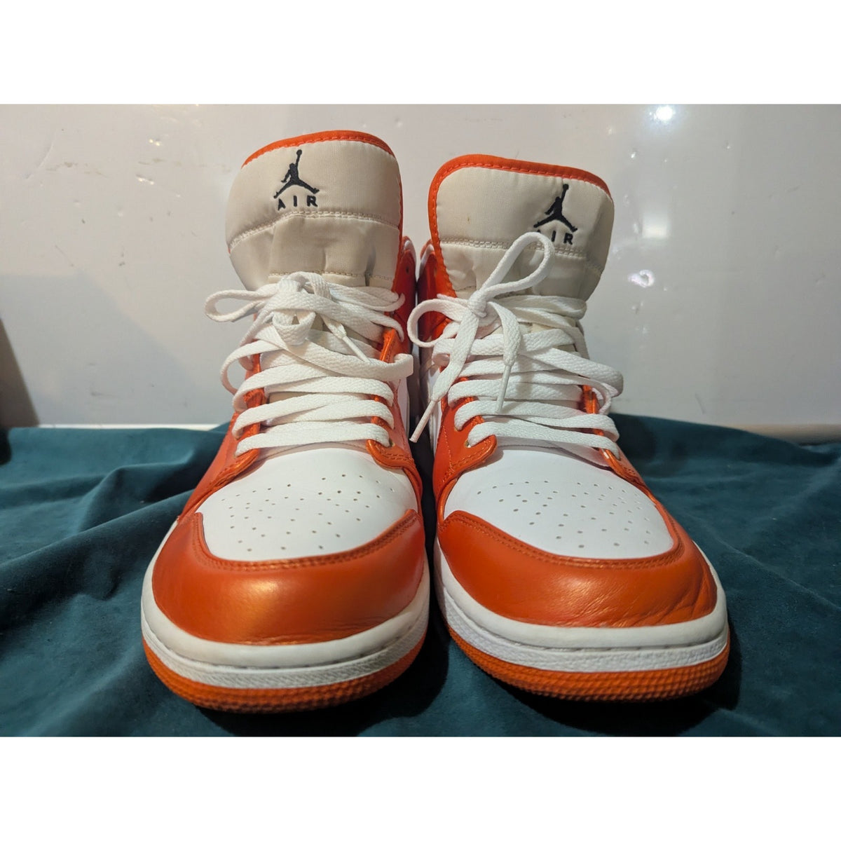 Size 12 - Air Jordan 1 Mid Metallic Orange DM3531-800