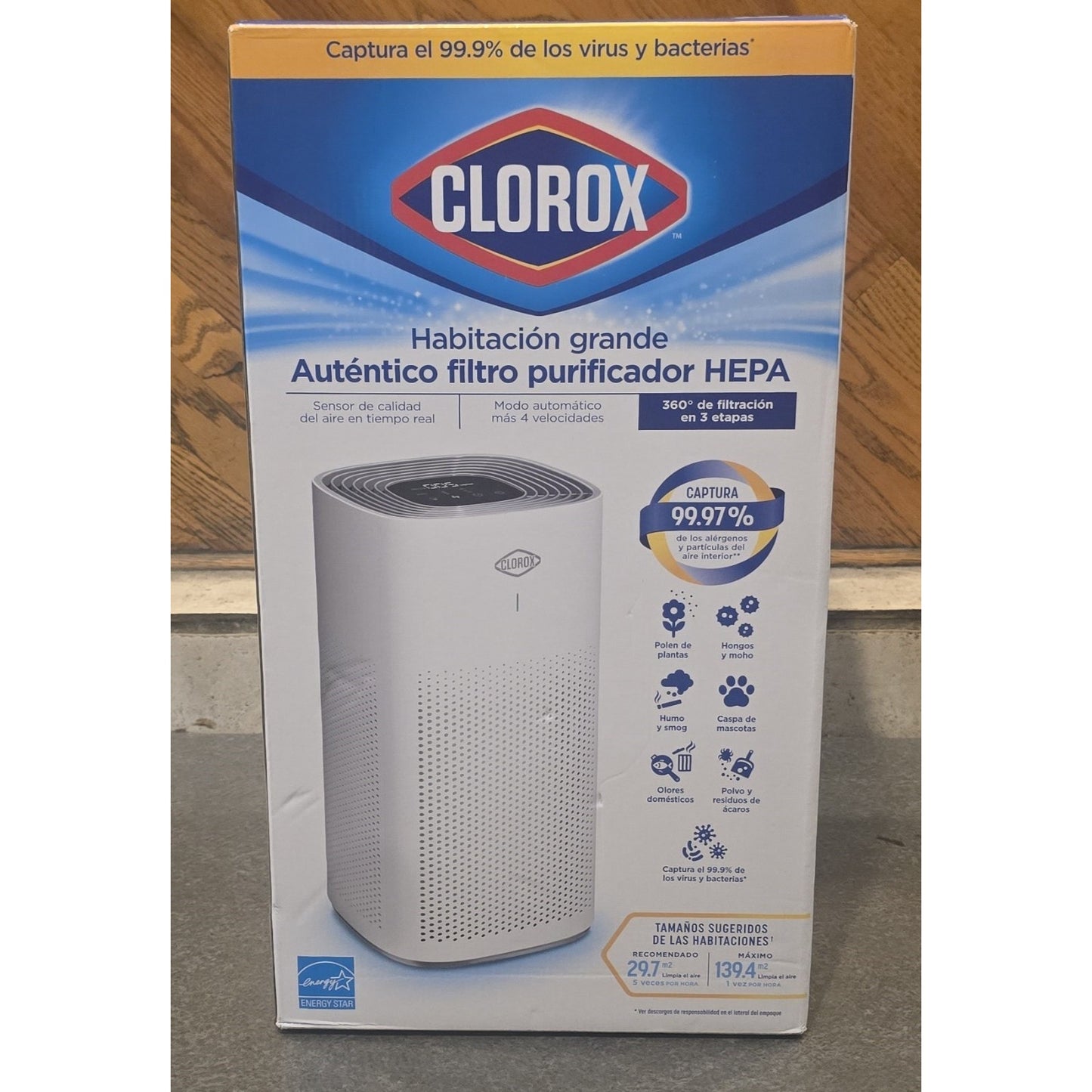 Clorox 320 Large Room Air Purifier