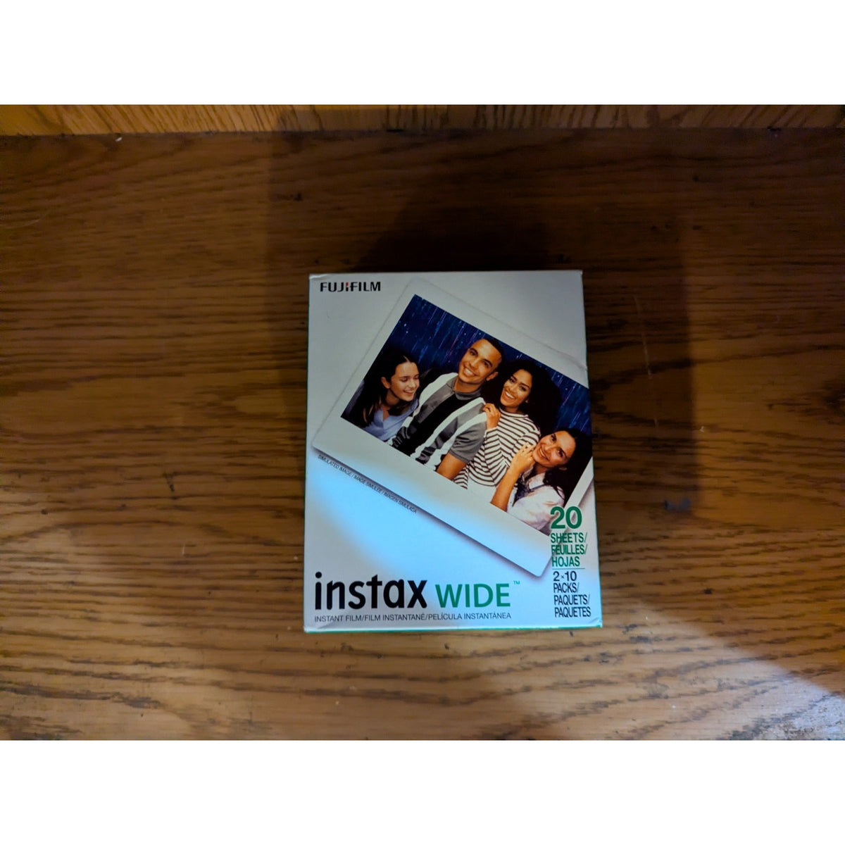FujiFilm Instax Wide Square Film 20 Sheets