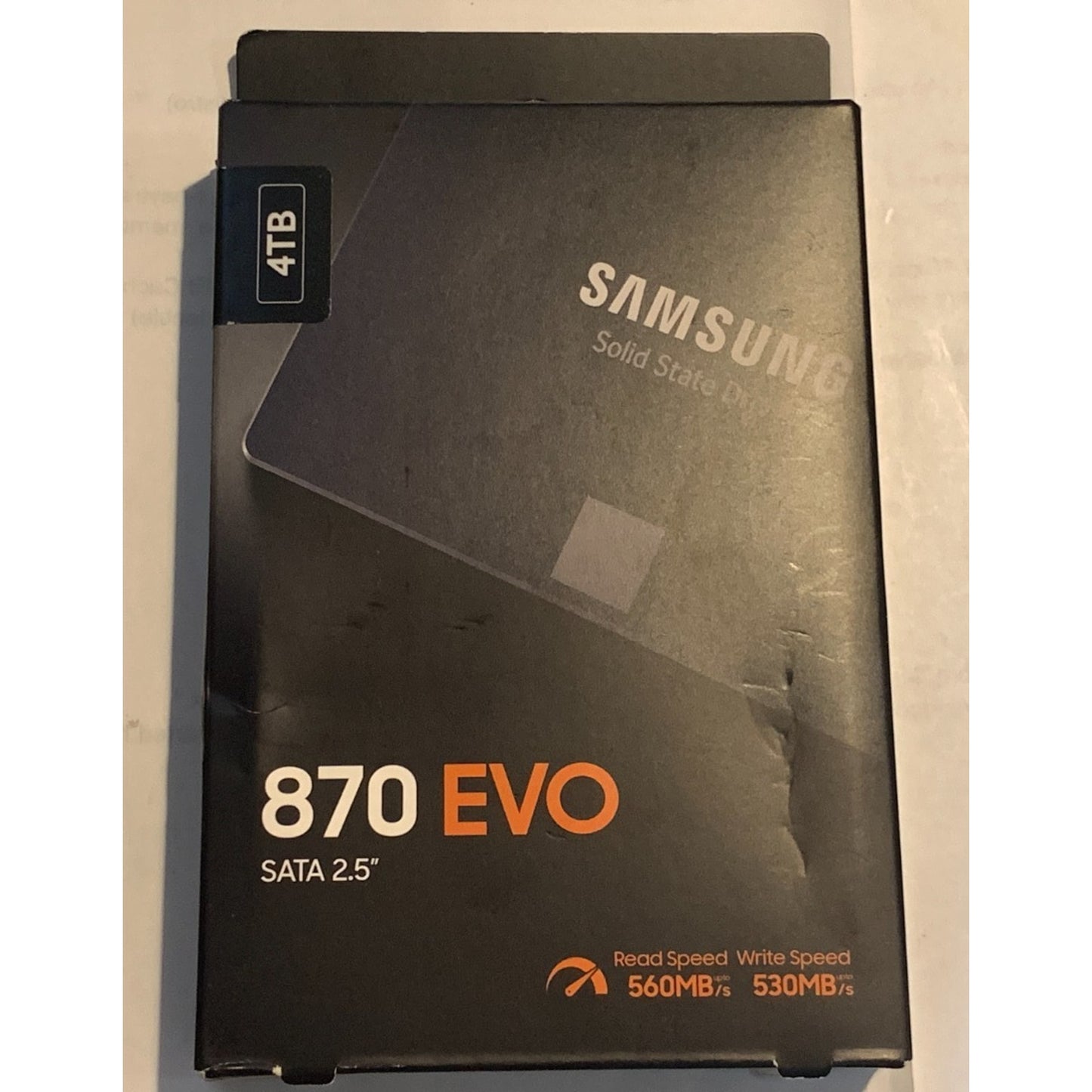 Samsung 870 EVO 4TB SSD - 2.5" SATA III Internal SSD (MZ-77E4T0) *NEW, SEALED*