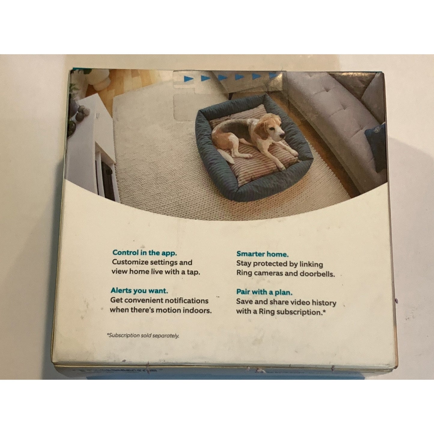 Ring Indoor Cam (2nd Gen) Plug-In – 1080p HD Security Camera – Sealed Box