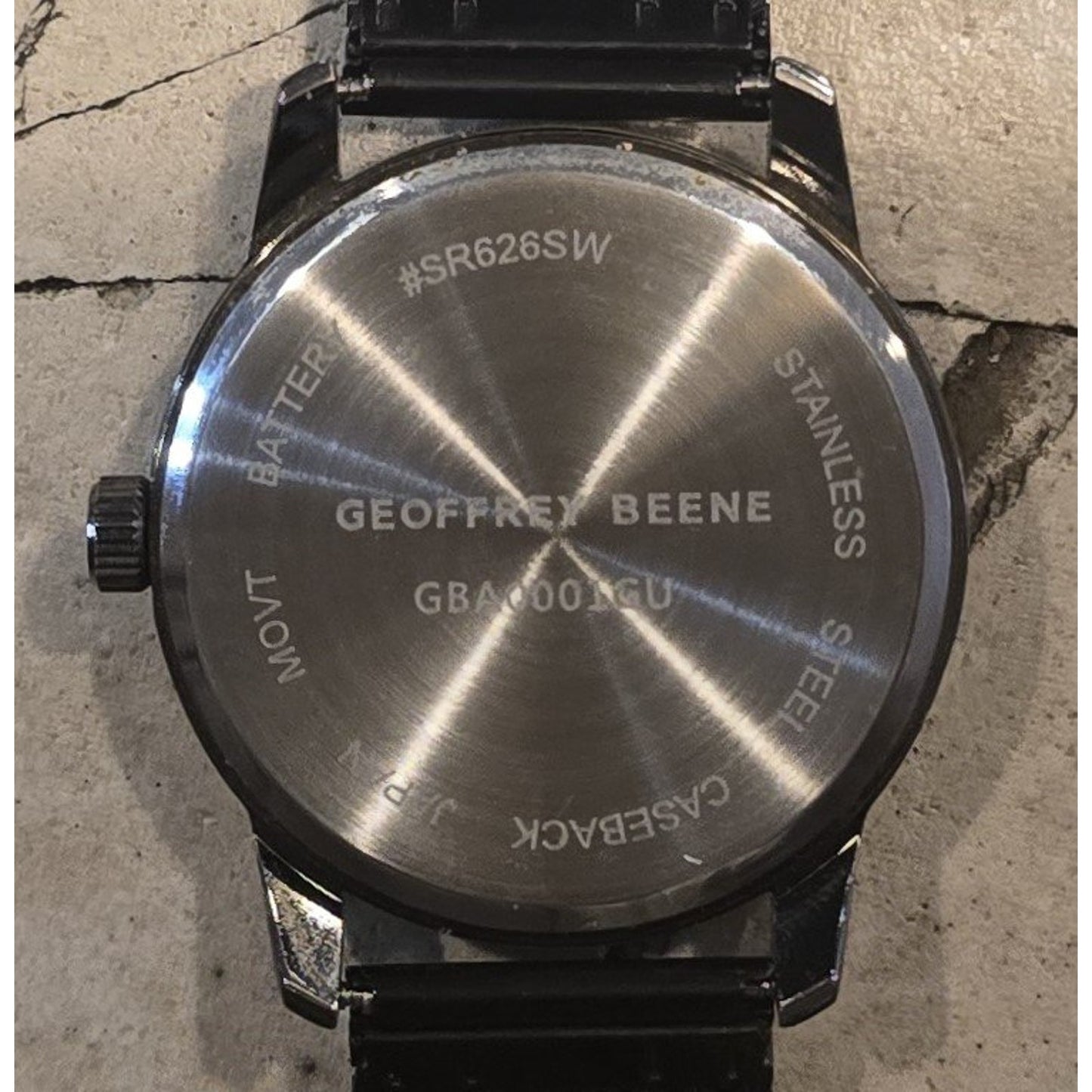 George Beene Gunmetal Diamone Accent Watch / GBA001GU /