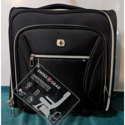 SWISSGEAR Checklite Underseat Carry On Suitcase Black