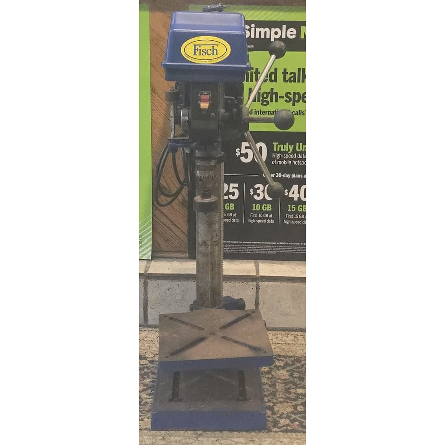 Fisch 6-Speed 12" Easy Arc Heavy Duty Drill Press