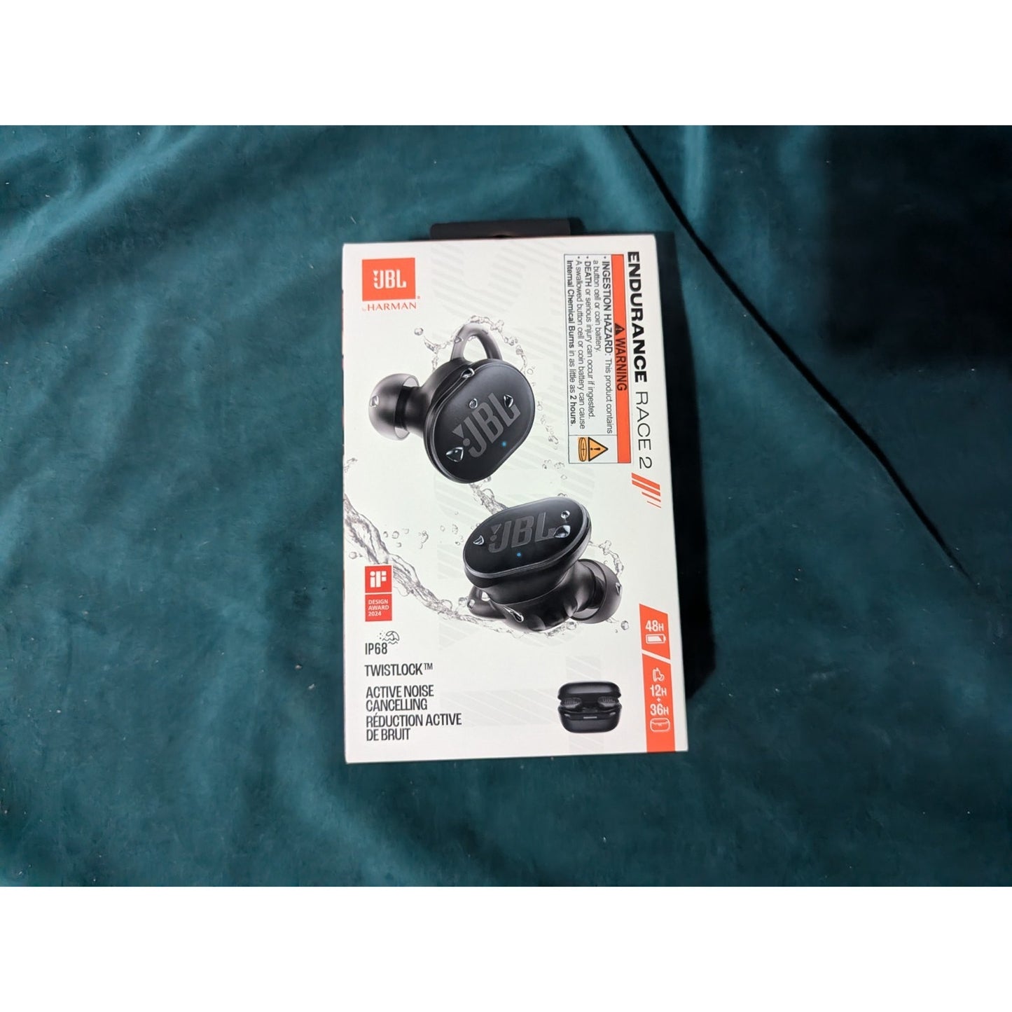 Jbl - Endurance Race 2 True Wireless Active Earbuds CY0023-CQ0093568 - Black