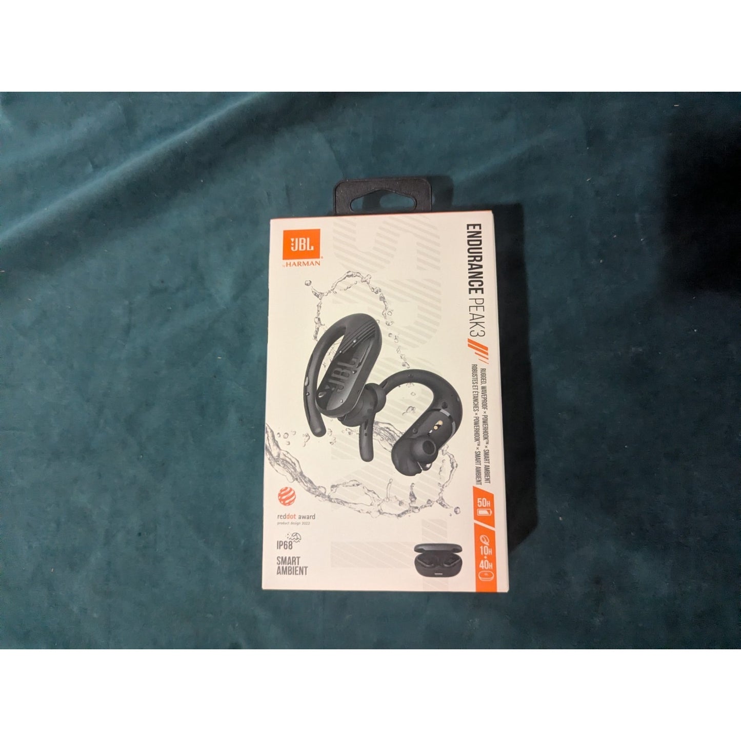 JBL Endurance Peak 3 Wireless Headphones Black