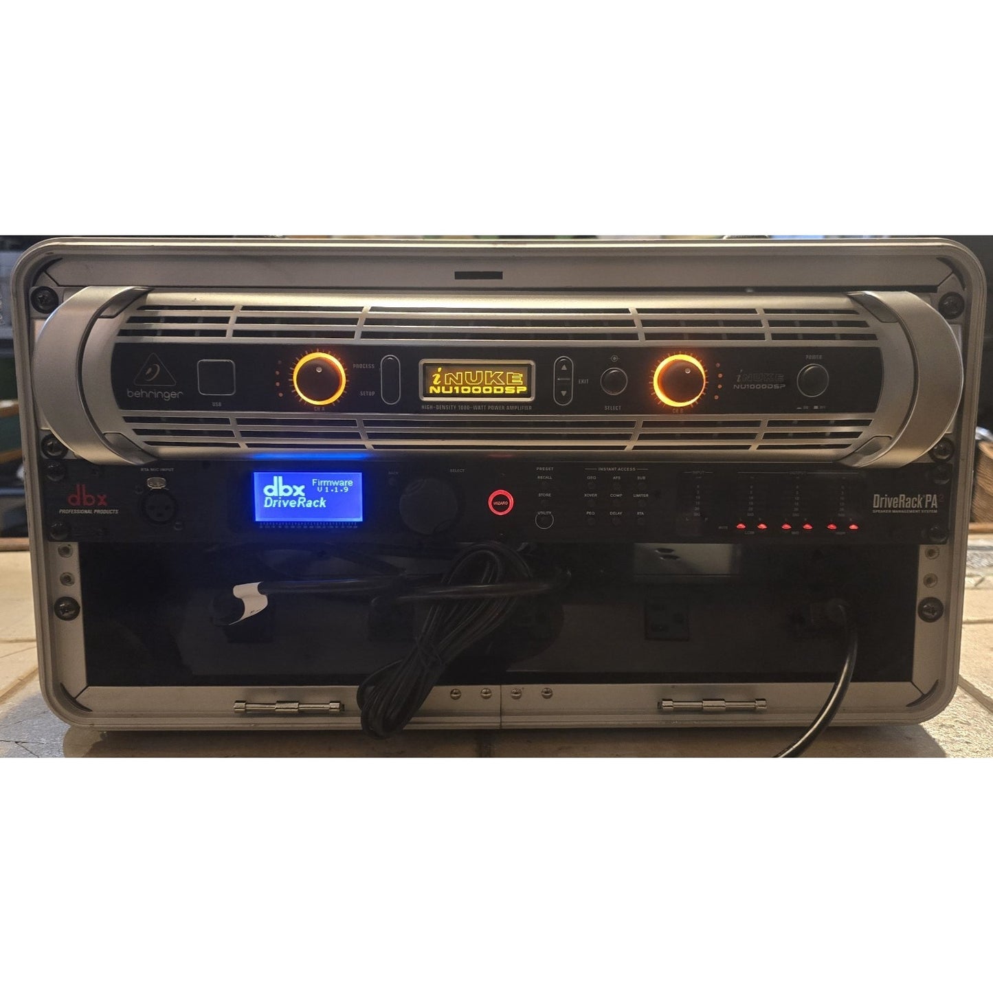 Lot of 3 Amps & Gatorbox / WA76 / NU1000 / DriveRack PA2 /