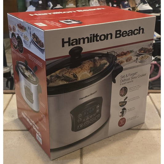 Hamilton Beach 6-Quart Set & Digital Programable Slow Cooker / 33689 /