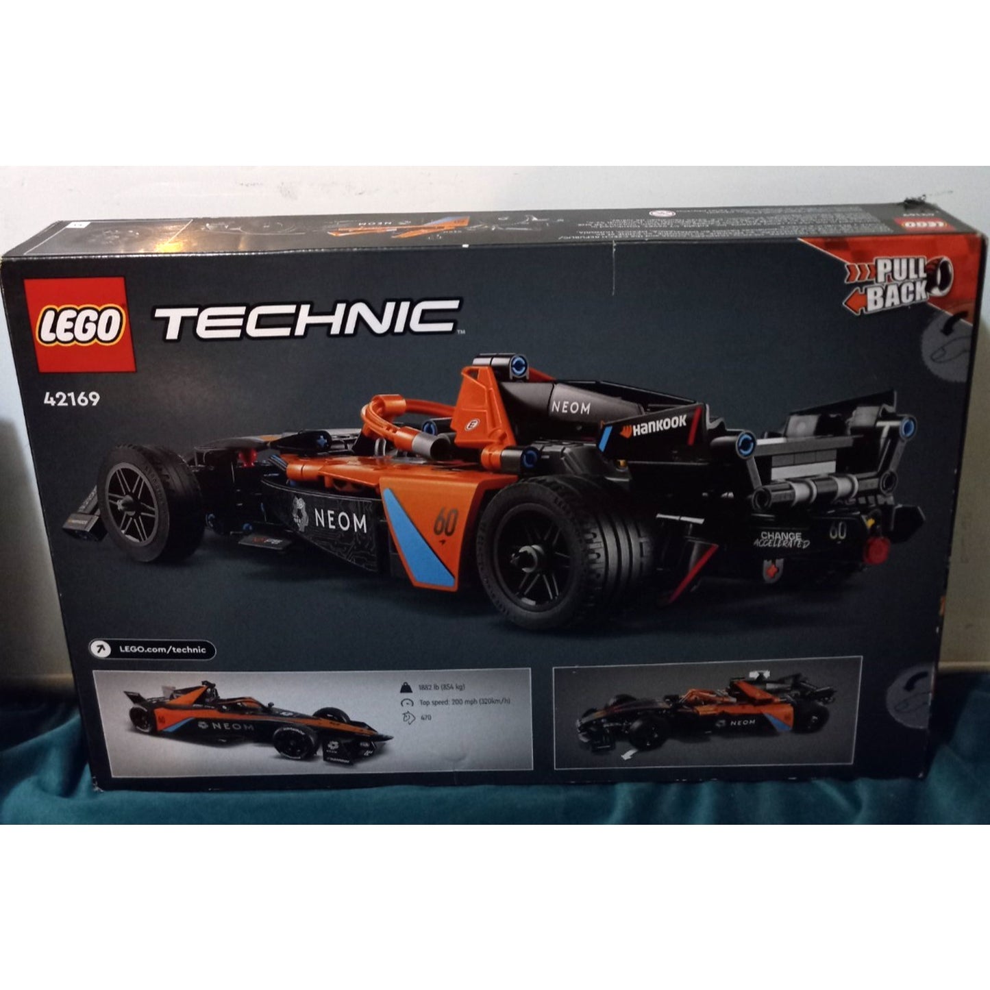 LEGO Technic NEOM McLaren Formula E Team Race Car 42169 Building Toy Set Sealed