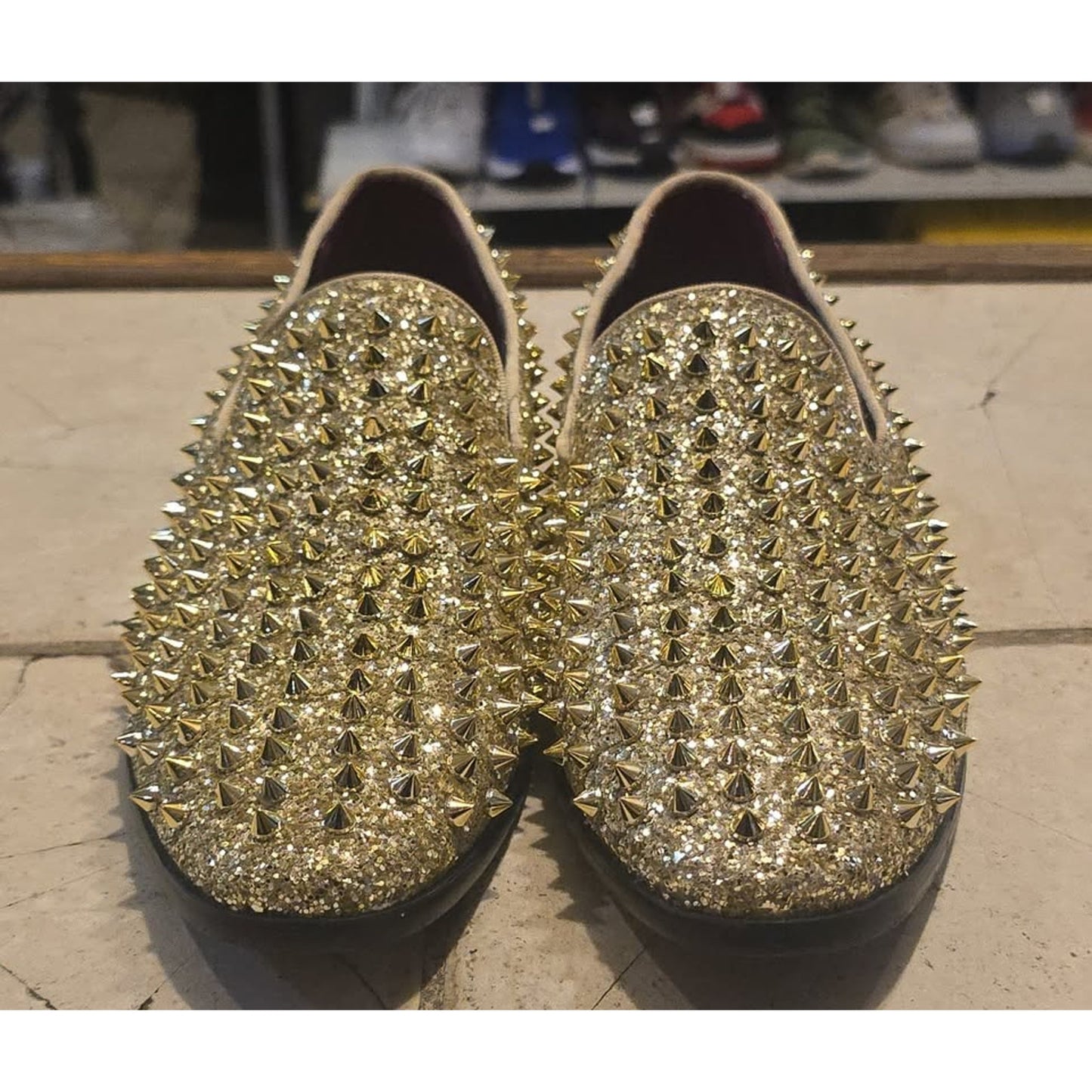 Alberto Fellini Sparko Spiked Dress Shoes / 8.5M /