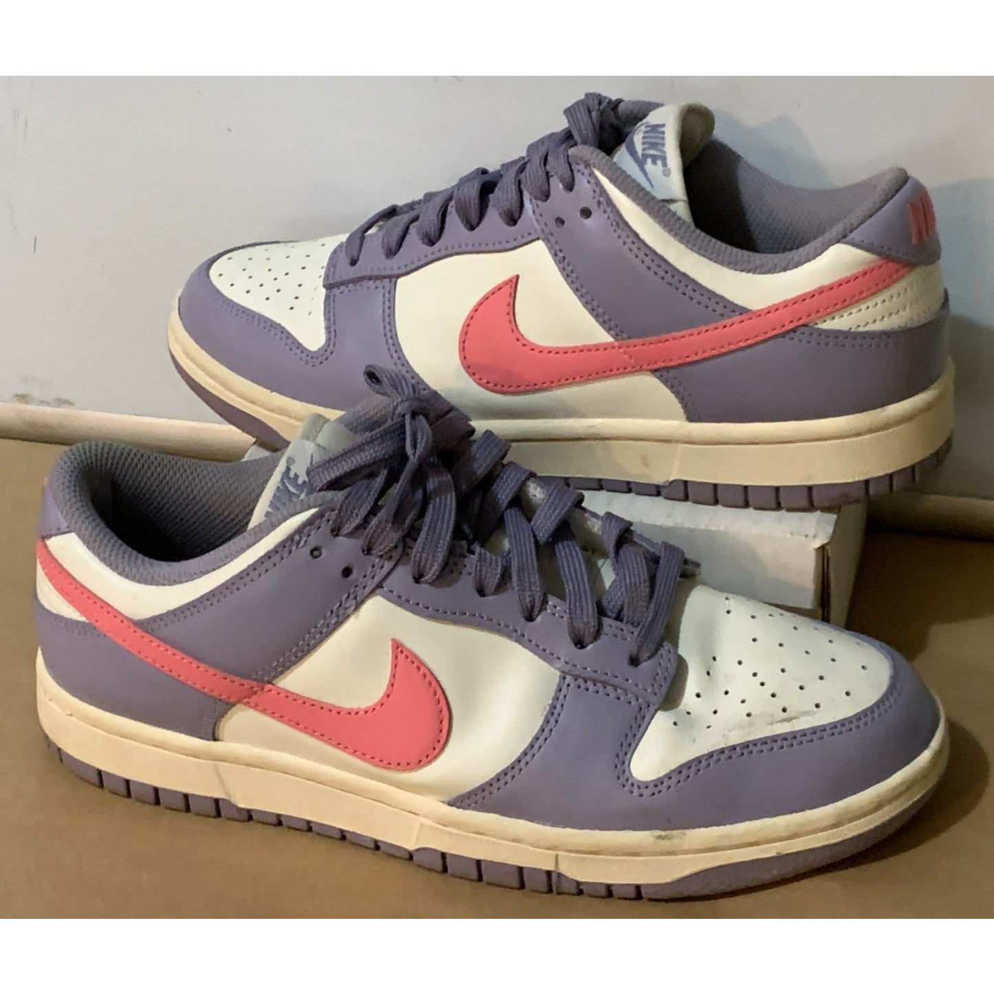 Nike Dunk Low Indigo Haze Coral Chalk Pink Purple Size 8 Women DD1503-500 2023