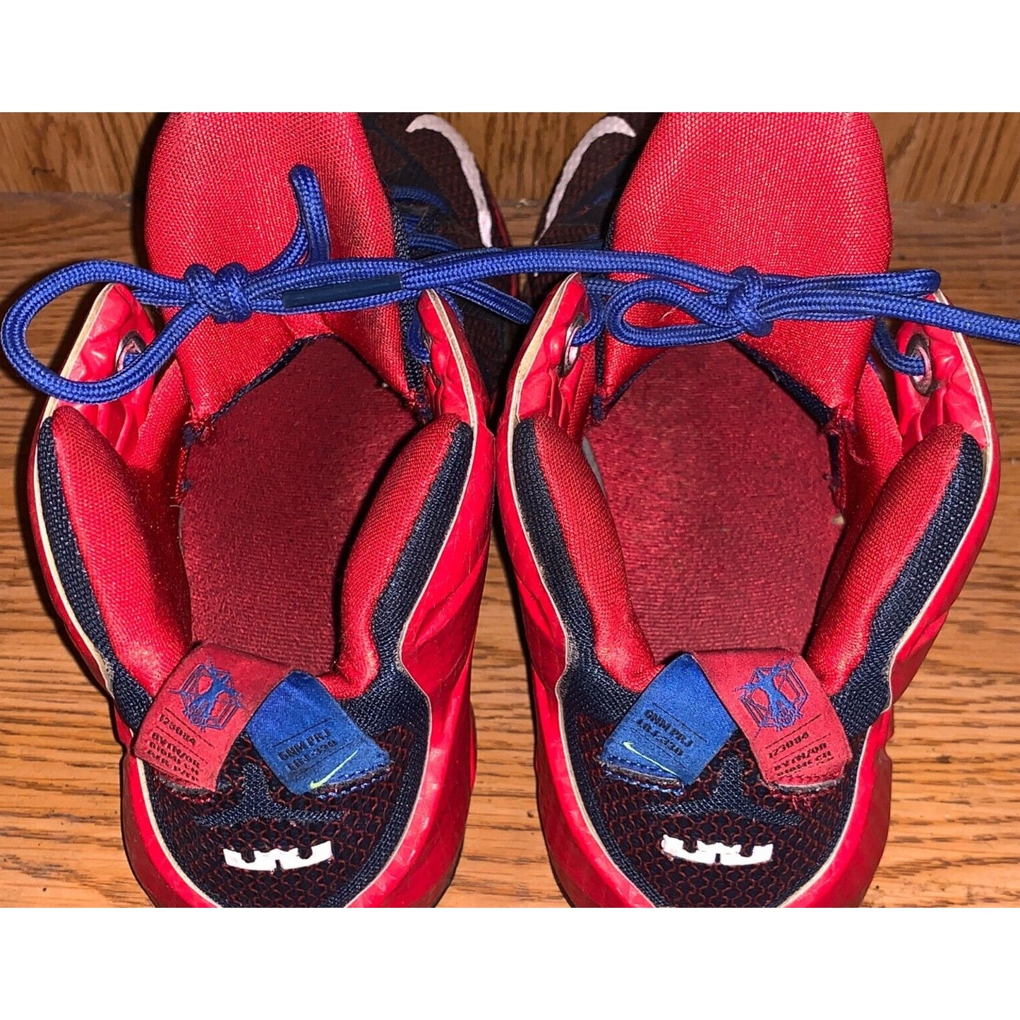 Nike Lebron 12 Superman 685181-601 Red/Blue/Black Size 6.5 Youth