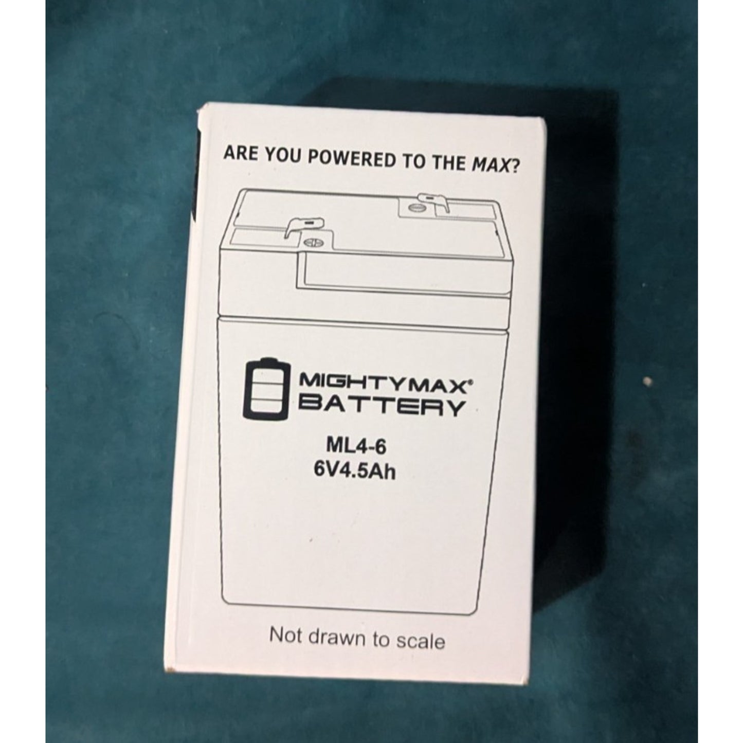 Mighty Max ML4-6 6V 4.5AH 3FM4 Replacement Battery