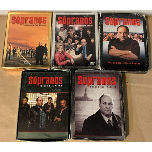 The Sopranos, 1/3/4/6 I/6 II, Seasons DVD Sets