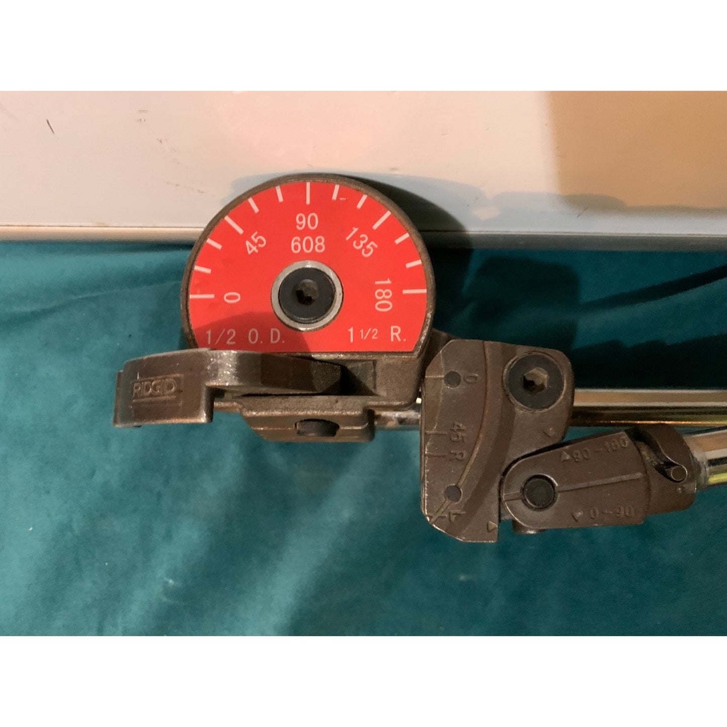 Ridgid 38043 3/8" 606 Heavy-Duty Instrument Tube Bender, 90 - 180 Degrees Bend