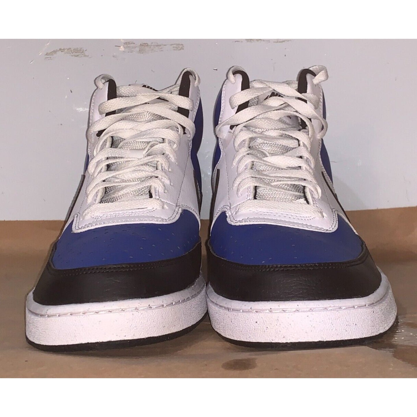 Nike Men's 13M Court Vision Mid Next Nature Game Royal/White/Black FQ8740 480