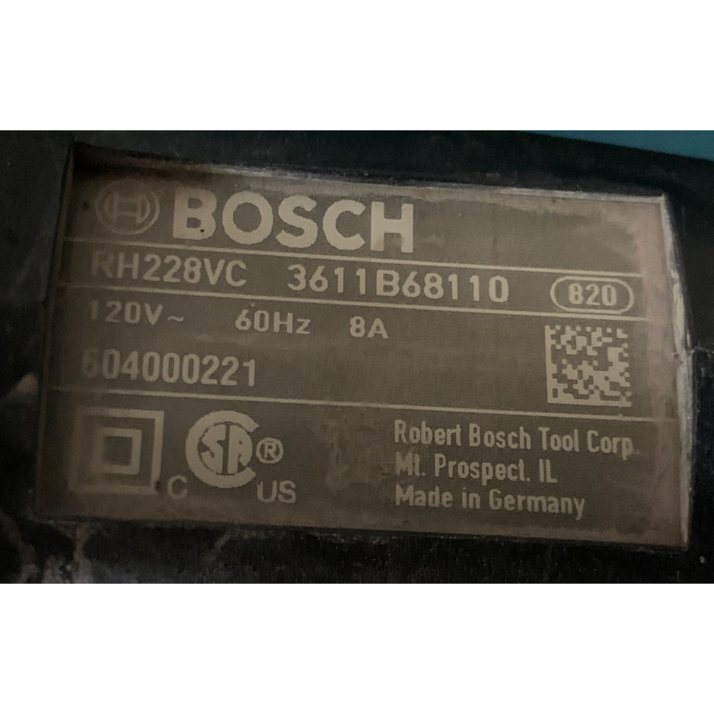 Bosch BULLDOG Xtreme Max RH228VC Rotary Hammer Drill
