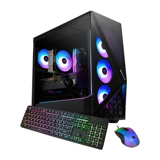 iBUYPOWER Slate Mesh 9 Gaming Desktop / I7-14700F / RTX 5060 /32Ram / 1TB SSD /