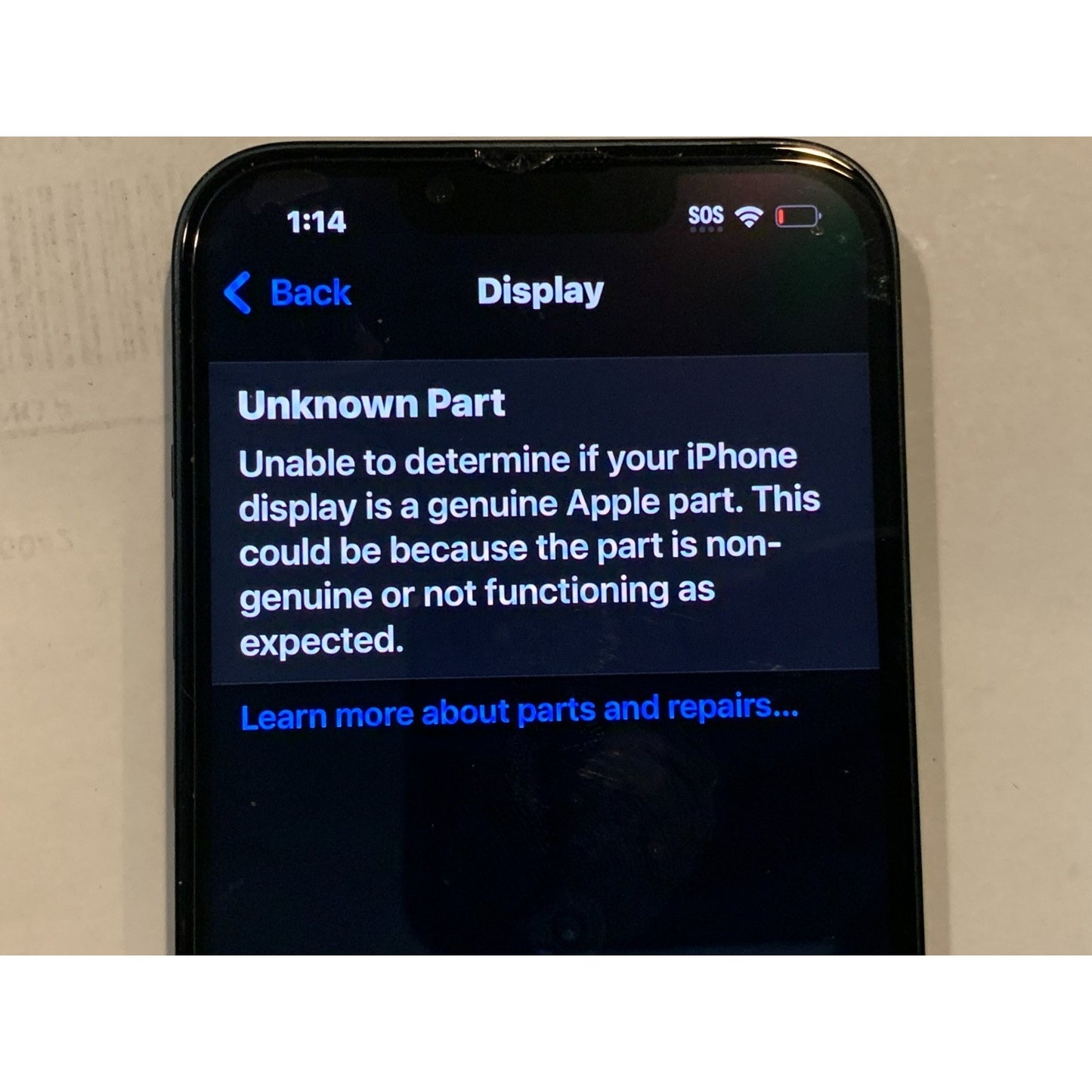 Apple iPhone 14 Metro PCS 128GB Midnight Black 90% Battery