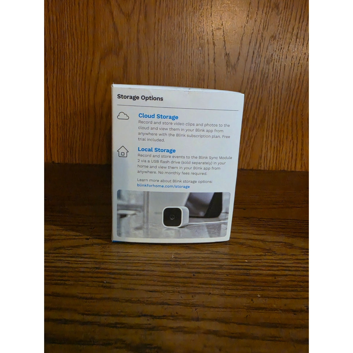 Blink Mini Smart Security Camera Indoor Outdoor Plug-In White