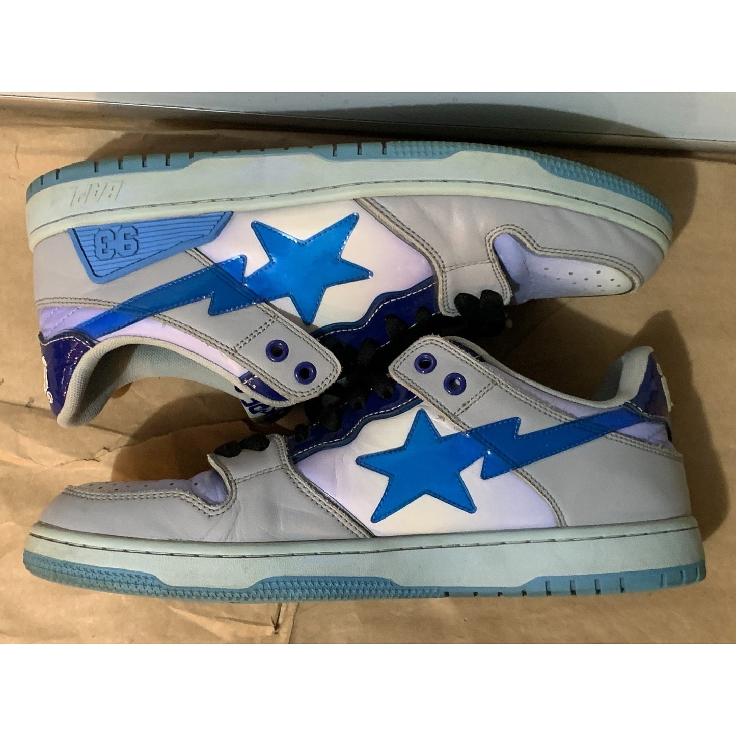 A Bathing Ape Bape SK8 STA Blue/White Size 12