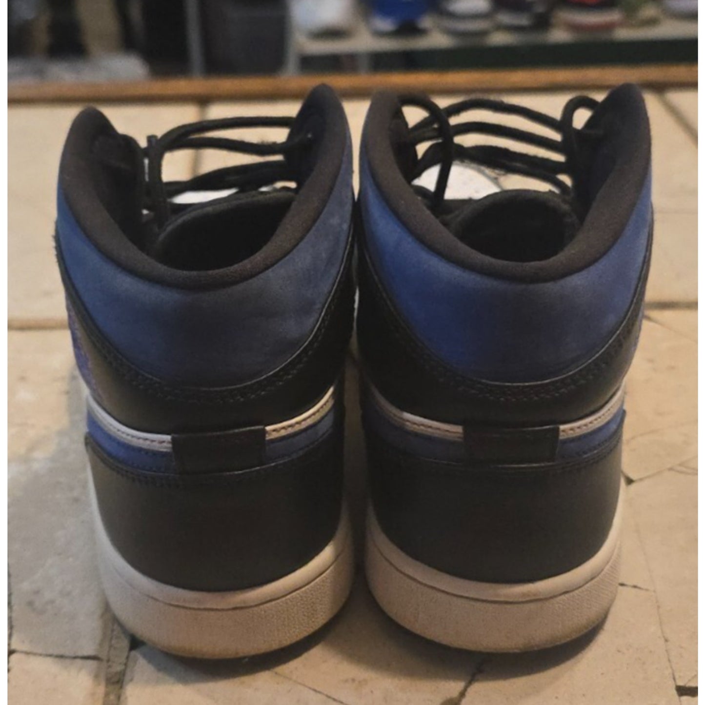 Air Jordan 1 Retro High OG – White/Racer Blue/Black – Size 9M