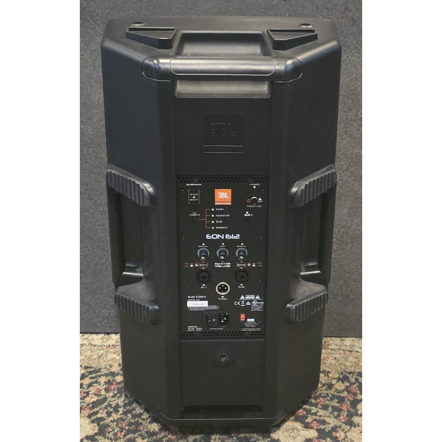 JBL EON612 12" 1000W Powered 2-Way Loudspeaker w/ Bluetooth + Cover + Stand