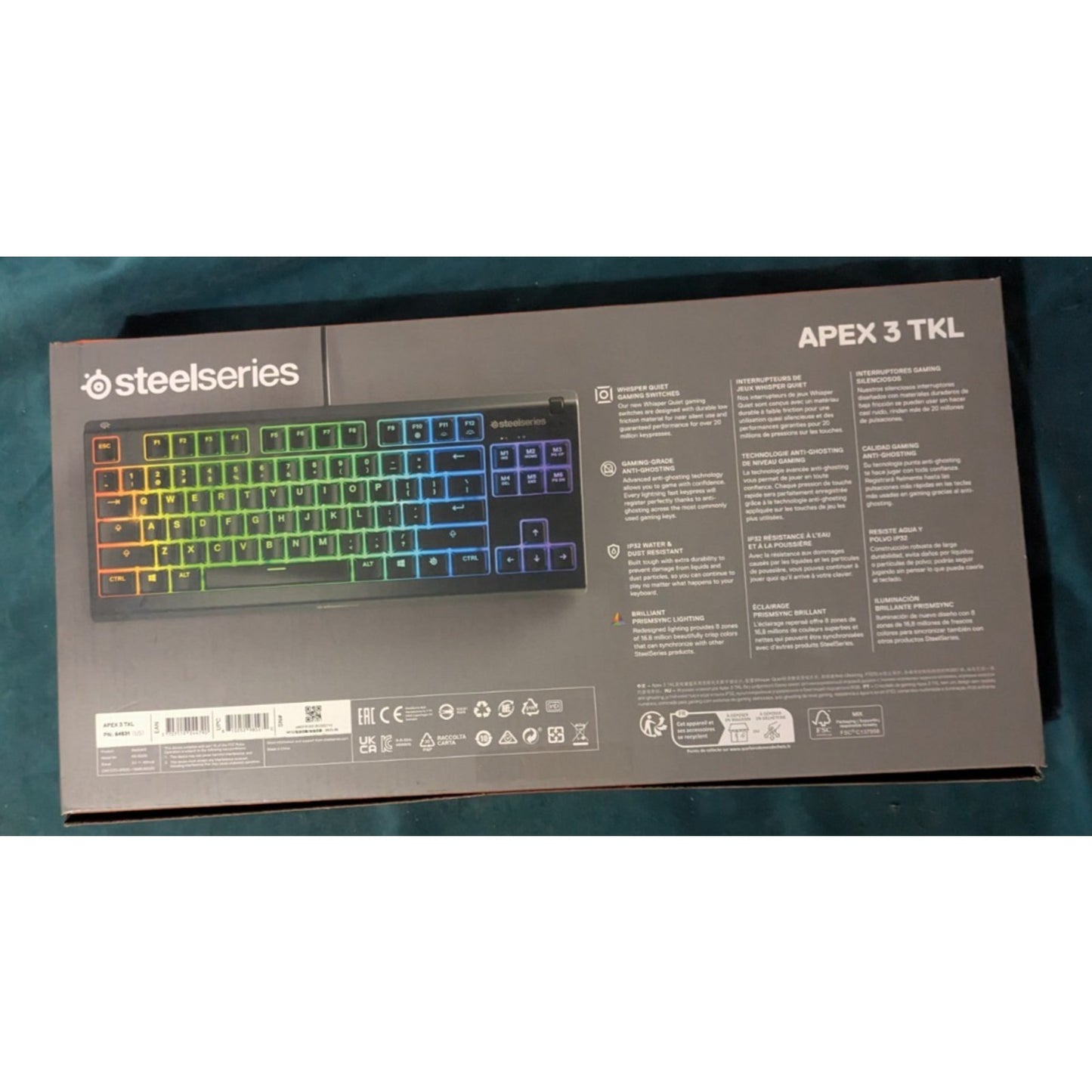 SteelSeries Apex 3 Wireless Gaming Keyboard