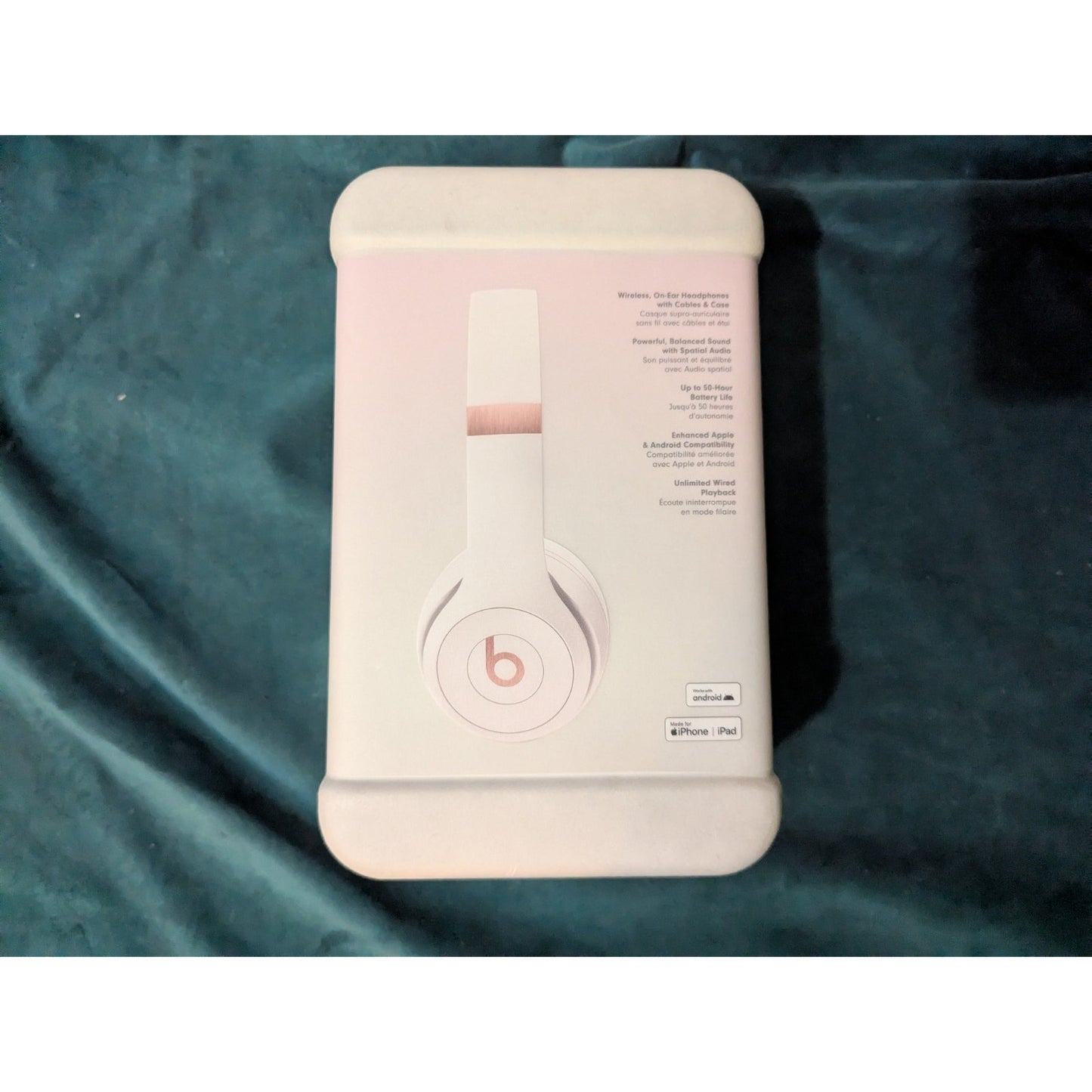 Beats Solo 4 On Ear Wireless Headphones MUW33LL/A Pink