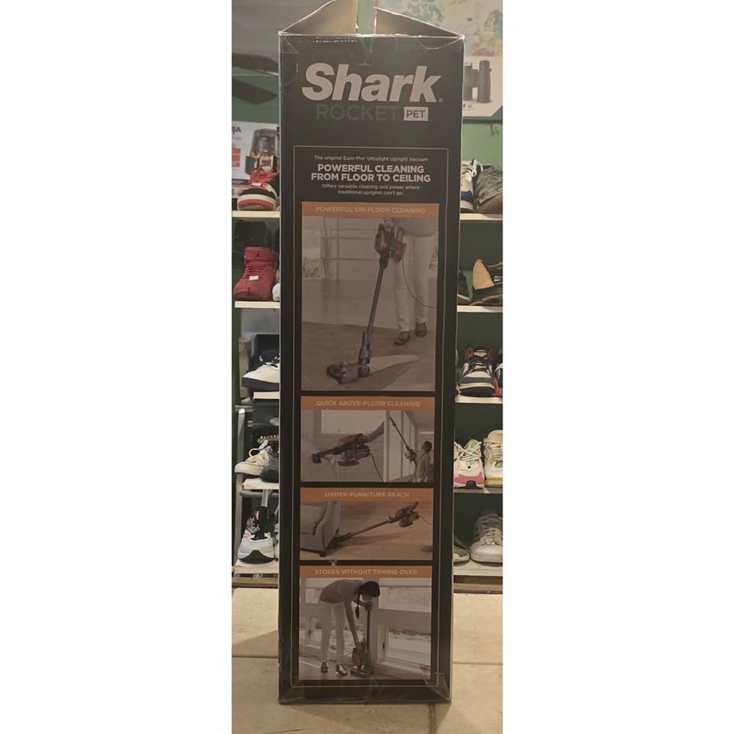 Shark Rocket Pet Vacuum Cleaner HV301 V5 Silver/Orange OPEN BOX