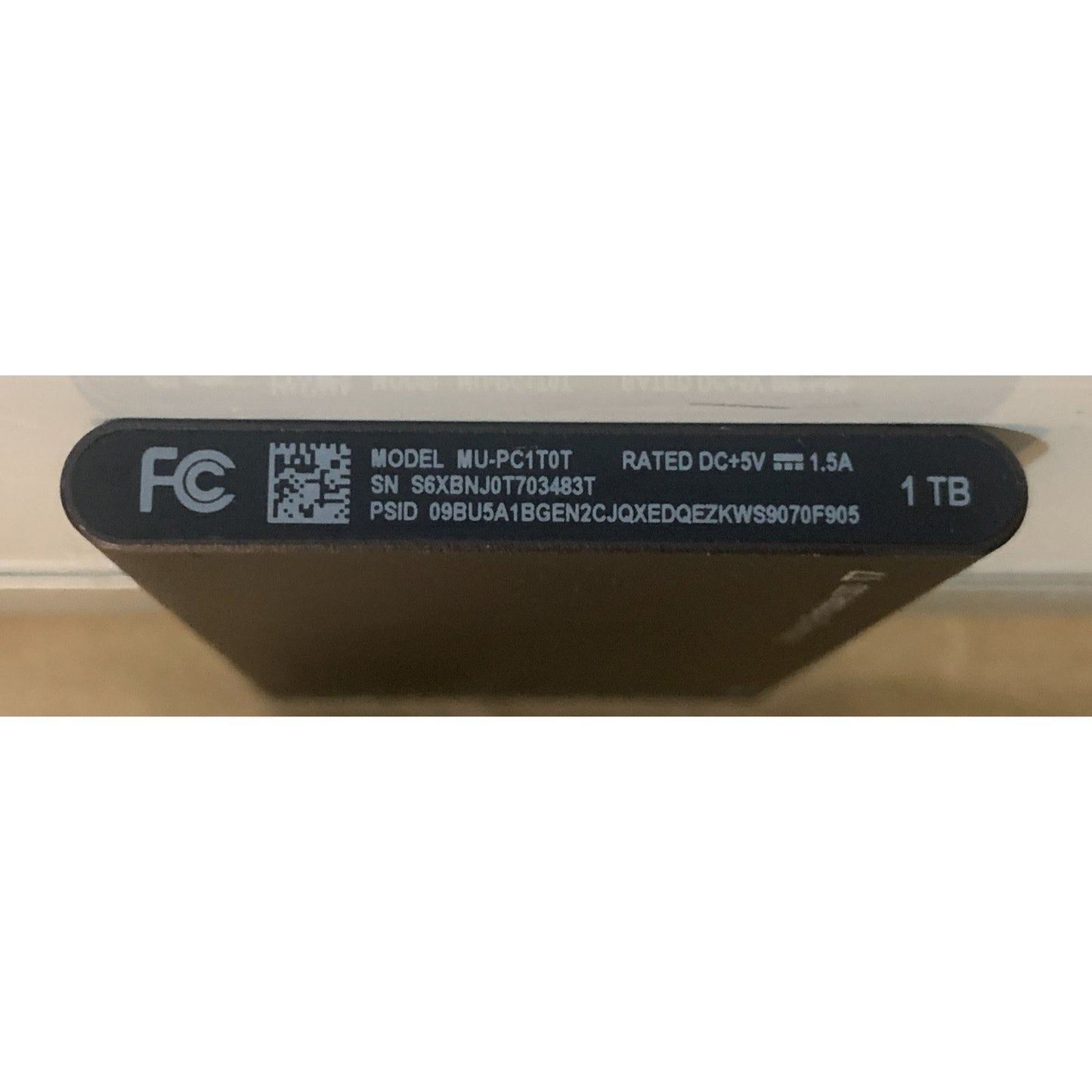 Samsung T7 1TB Portable SSD USB 3.2 MU-PC1T0T/AM Gray