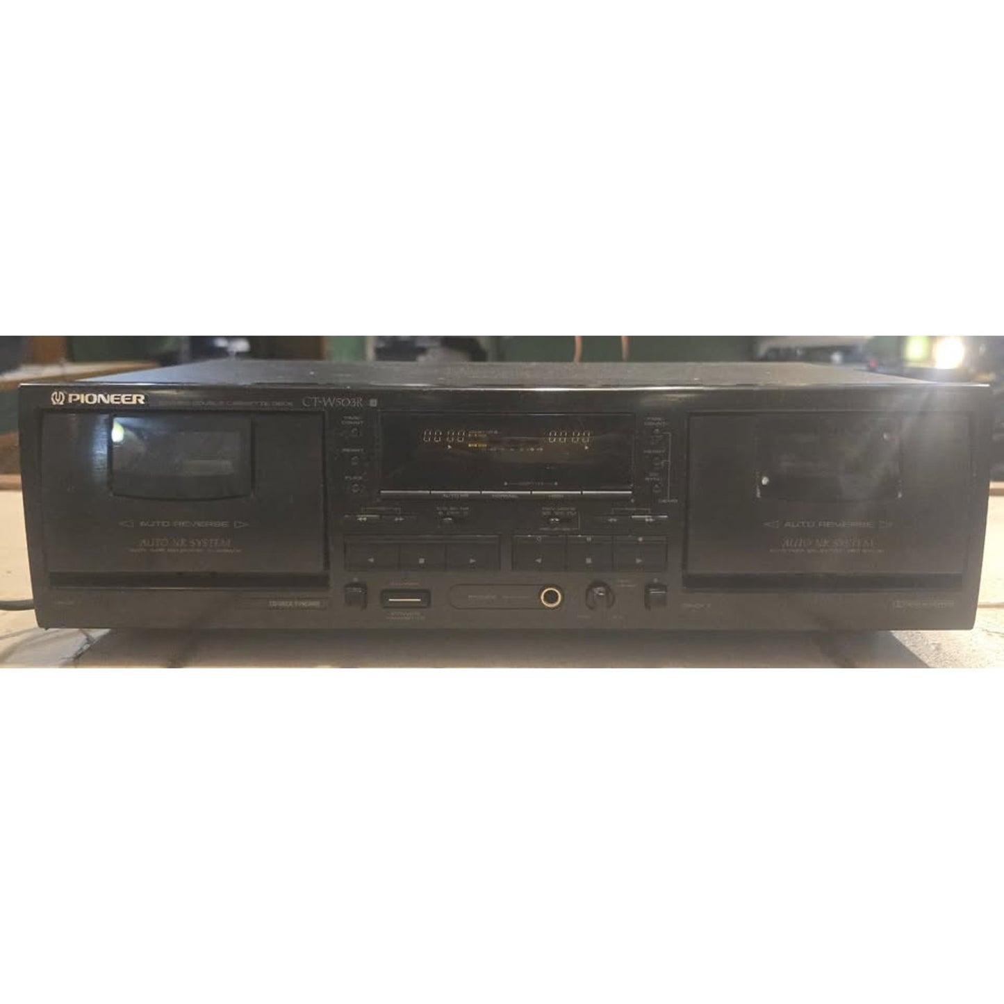 Pioneer Dual Auto Reverse Tape Cassette Deck / CT-W503R /