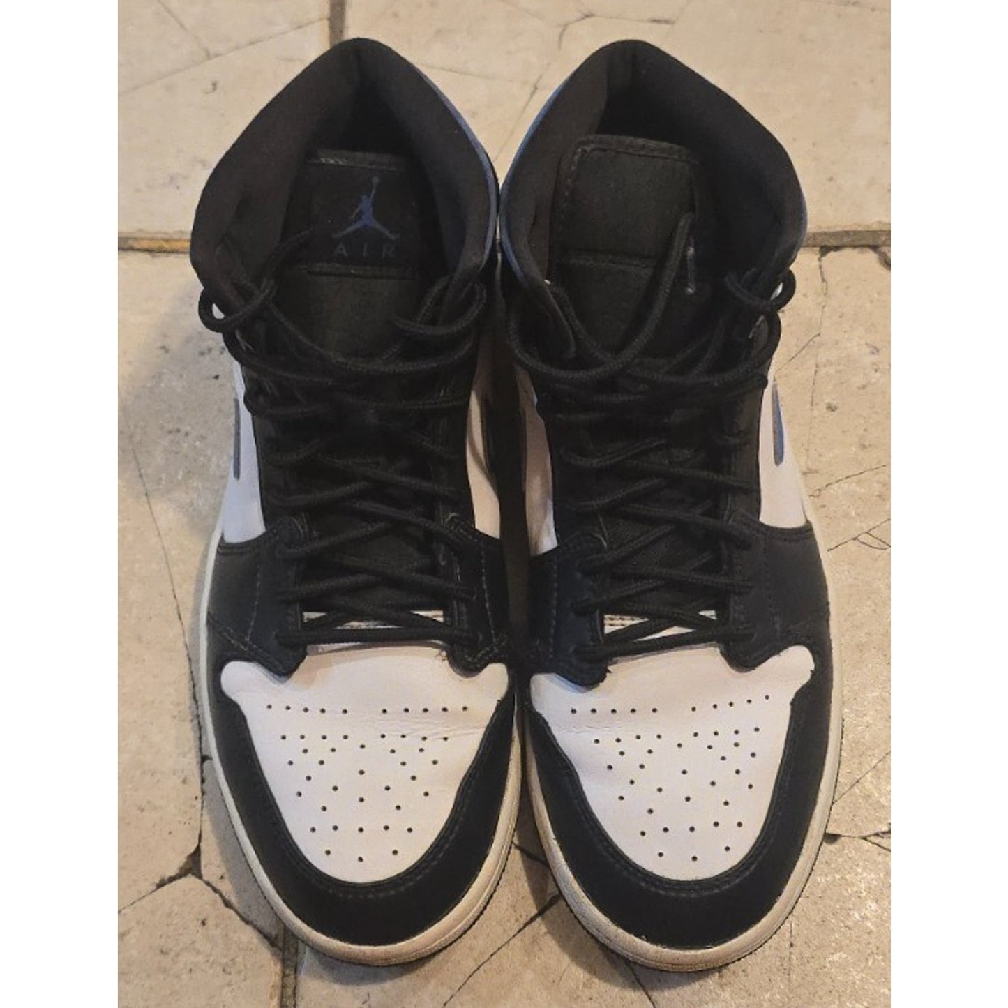 Air Jordan 1 Retro High OG – White/Racer Blue/Black – Size 9M