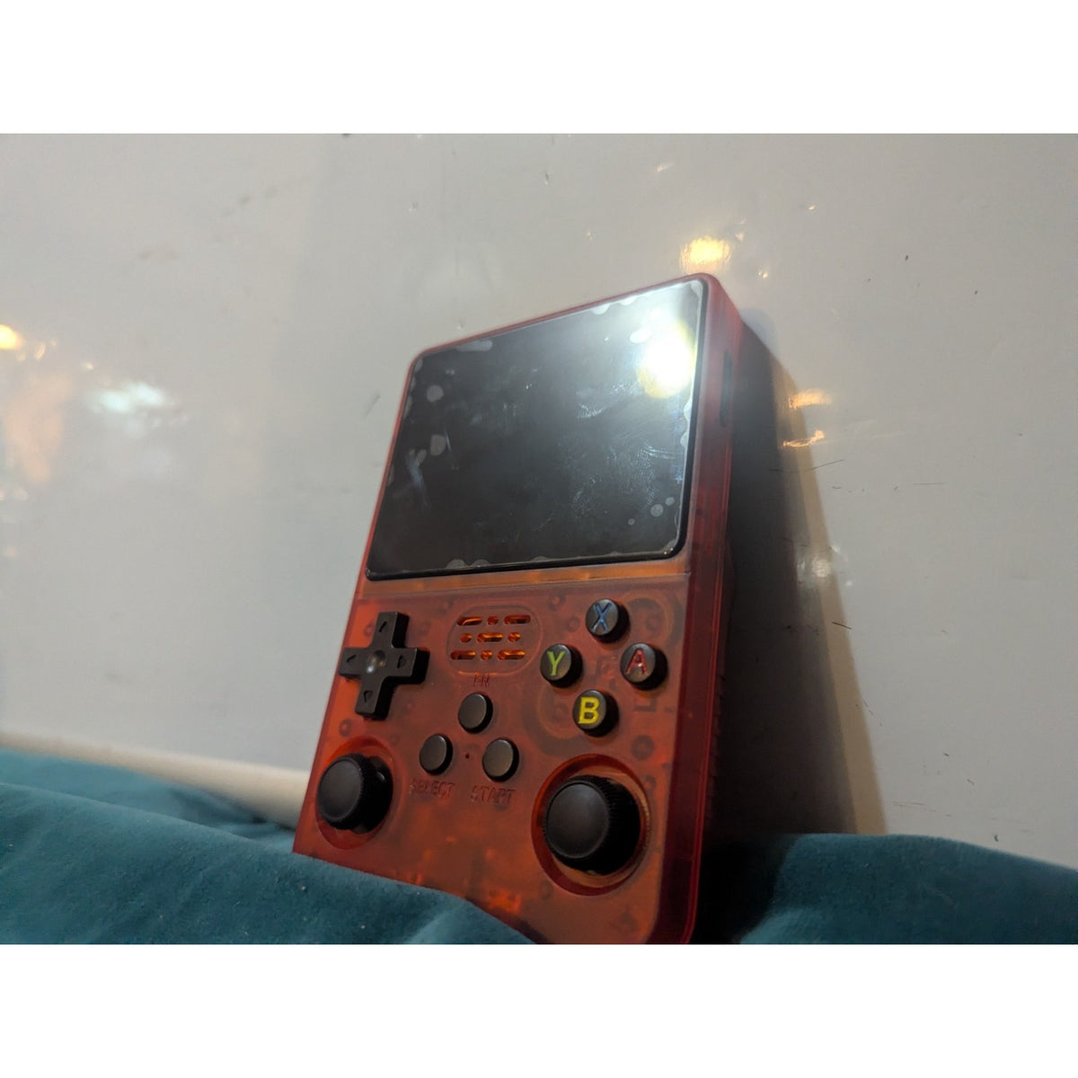 R36S Handheld Retro Game Console Red