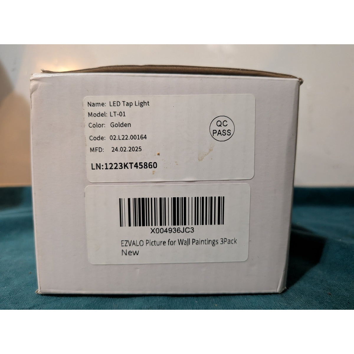 EZVALO LED Tap Light / LT-01/ Golden