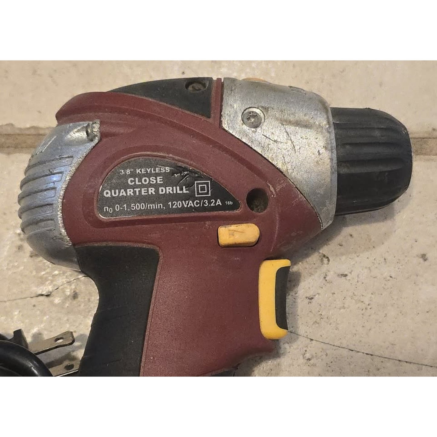 Chicago Tools 3/8" Keyless Close Quarter Drill / 63119 /