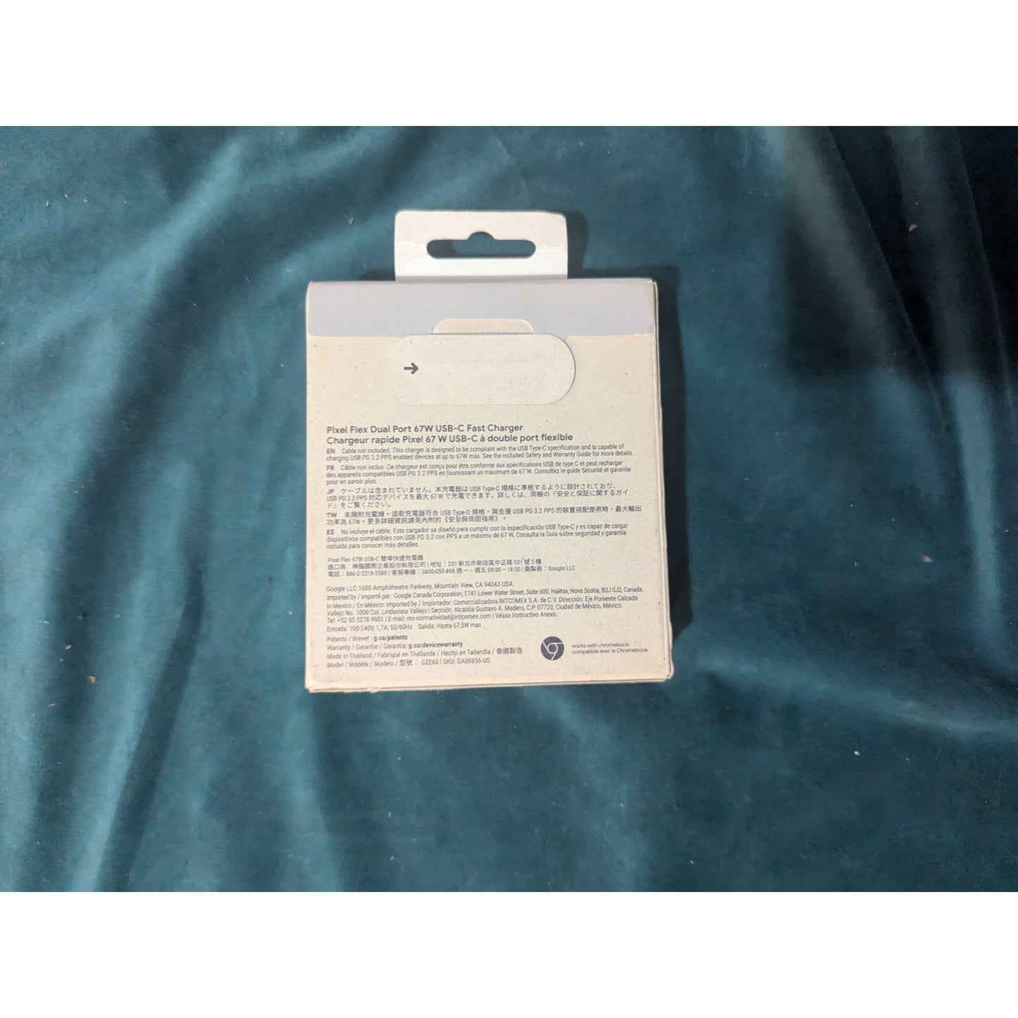 Google Pixel Dual Flex Port 67W USB-C Fast Charger