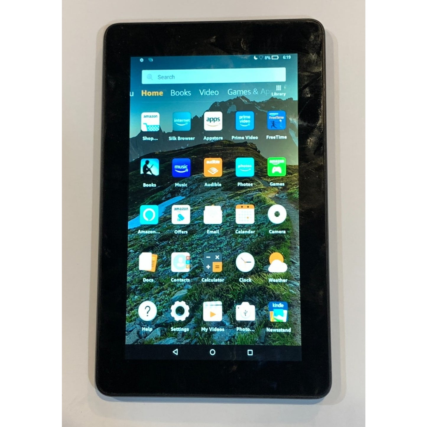 Amazon Kindle Fire 7 tablet 8GB - 5th Generation (SV98LN) Black
