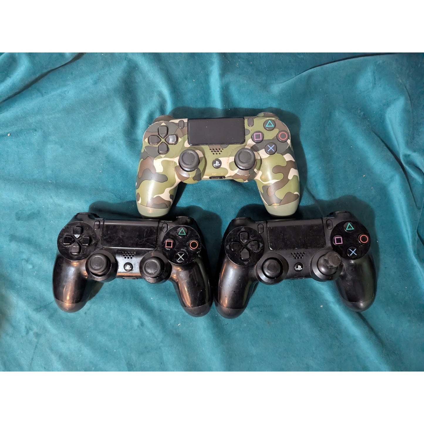 Lot of 3 Sony Playstation 4 Wireless Controller PS4 (For Parts)